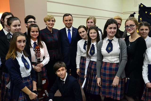 Zdjęcie z Parą Prezydencką to piękna nagroda dla naszej młodzieży